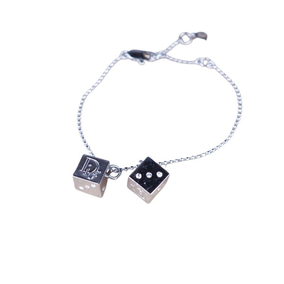 Vintage Dior Dice Charm Bracelet - Picture 1 of 3